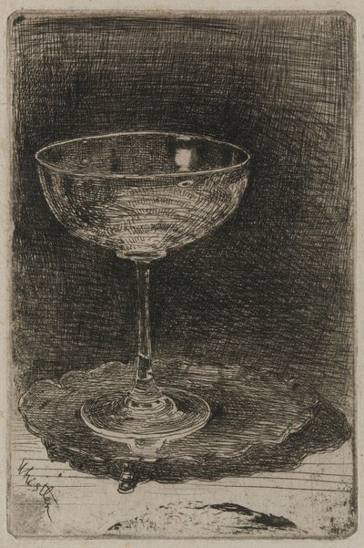 Das Weinglas, 1858 von James Abbott McNeill Whistler