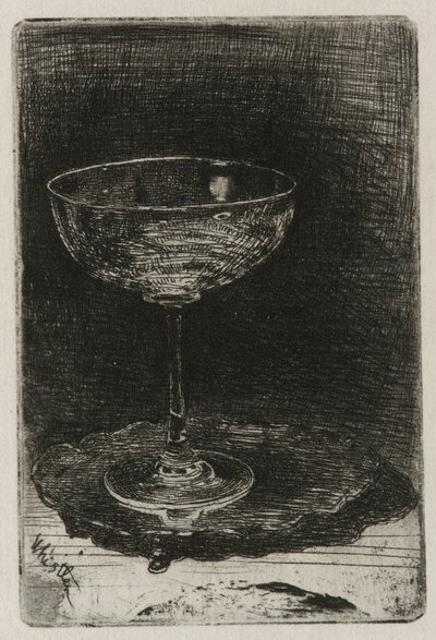 Das Weinglas von James Abbott McNeill Whistler