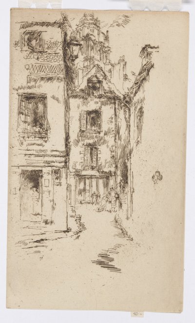 Unter der Kathedrale, Blois von James Abbott McNeill Whistler