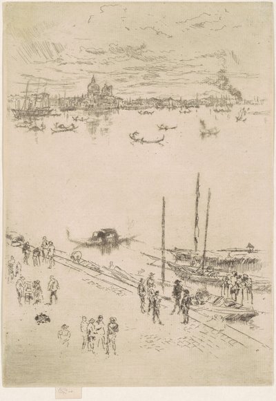 Aufrechtes Venedig, 1879-1880 von James Abbott McNeill Whistler