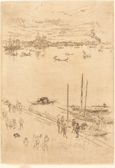 Aufrechtes Venedig, 1879-1880 von James Abbott McNeill Whistler