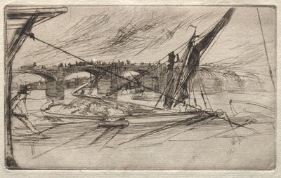 Vauxhall Bridge, 1861 von James Abbott McNeill Whistler