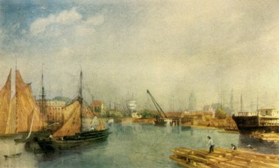 Bristol Harbour von James Baker Pyne