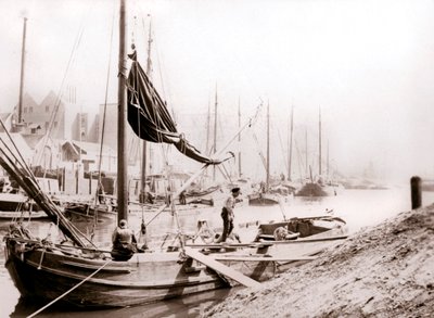 Kanalboote, Rotterdam, 1898 von James Batkin