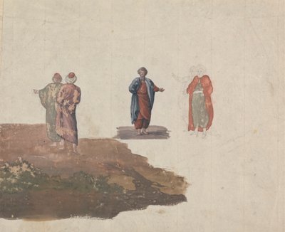 Fünf Männer im Gespräch von James Bruce
