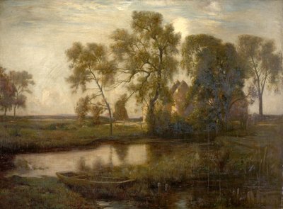 Ein Marschland-Bauernhof von James Coutts Michie