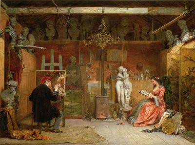 Das Atelier des Künstlers von James Digman Wingfield