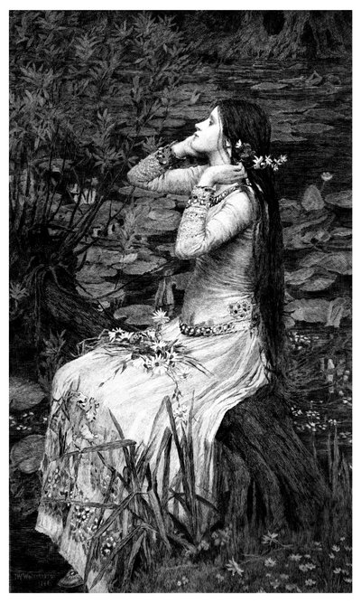 Ophelia, 1895 von James Dobie