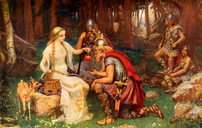 Idun und die Äpfel, 1912 von James Doyle Penrose