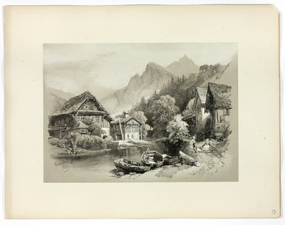 Brunnen, aus Malerische Auswahlen von James Duffield Harding