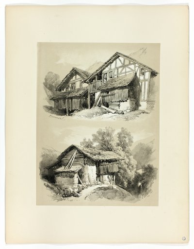 Brunnen, aus malerischen Auswahlen von James Duffield Harding