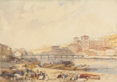 Lyon vom Quai am Rhoneufer von James Duffield Harding