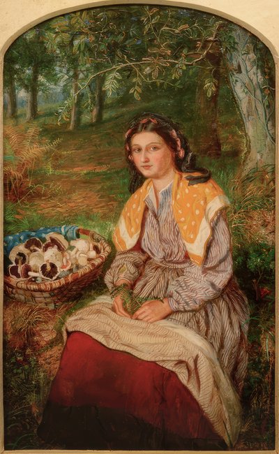 Die Pilzsammlerin von James Edgar