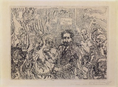 Dämonen, die mich ärgern von James Ensor