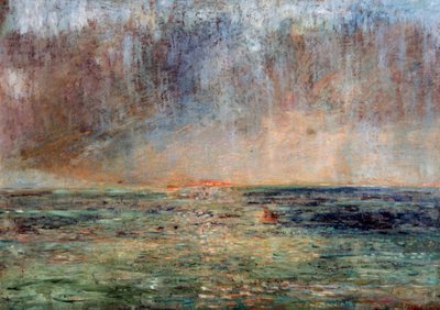 Große Meereslandschaft (Sonnenuntergang) von James Ensor