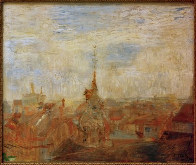 Die Dächer von Ostende von James Sidney Ensor