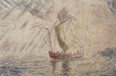Der Christus beruhigt den Sturm von James Ensor