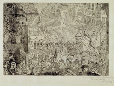 Der Einzug Christi in Brüssel von James Ensor