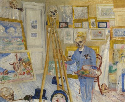 Der Skelettmaler von James Ensor