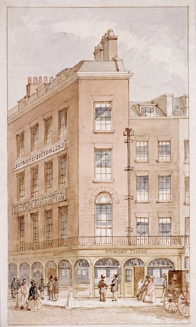 Nr. 103-104 Fleet Street, London, um 1820 von James Findlay