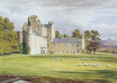Monymusk House, 1848 von James Giles