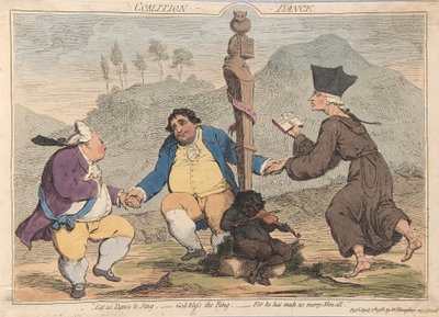 Koalitionstanz, veröffentlicht 1785 von James Gillray