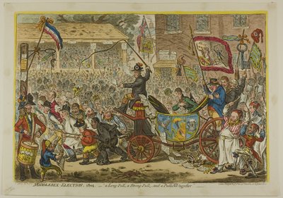 Middlesex-Wahl von James Gillray