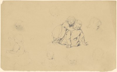 Studien von spielenden Kindern von James Goodwyn Clonney