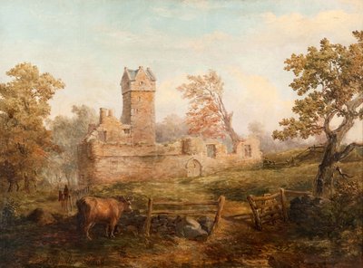 Mains Castle von James Gustavus Hope Spindler