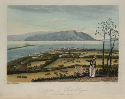 Kingston und Port Royale von James Hakewill