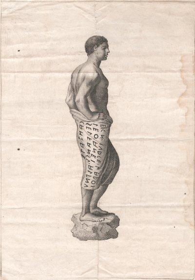 Statue eines Mannes von James Heath