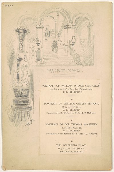 Studie für "Gemälde" von James Henry Moser