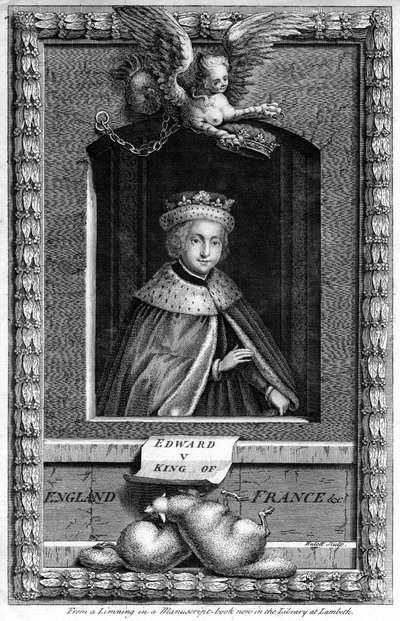 König Eduard V. von England, 18. Jahrhundert von James Hulett