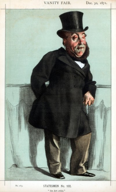 Ein Kunstkritiker, 1871 von James Jacques Joseph Tissot