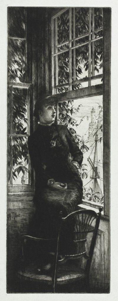 Am Strand, 1880 von James Jacques Joseph Tissot