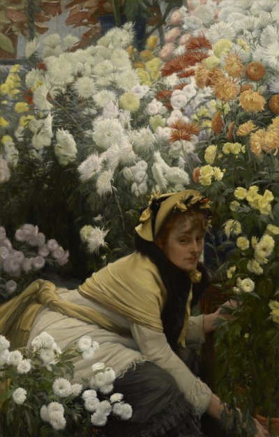 Chrysanthemen, ca. 1874-76 von James Jacques Joseph Tissot