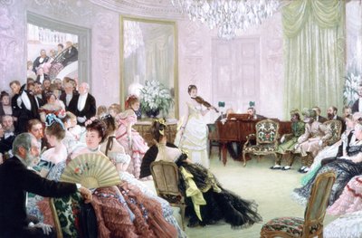 Still!, Das Konzert, um 1875 von James Jacques Joseph Tissot