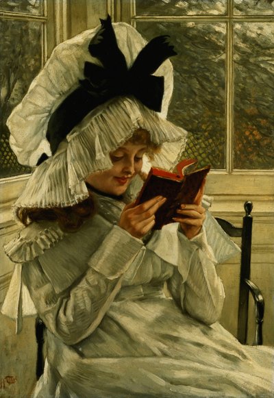 Ein Buch lesen, ca. 1872 von James Jacques Joseph Tissot