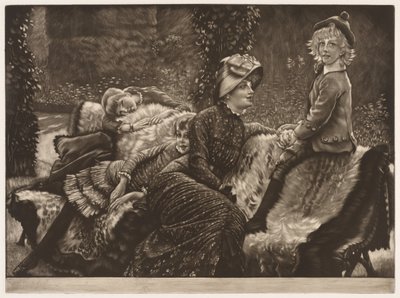 Die Gartenbank, 1883 von James Jacques Joseph Tissot