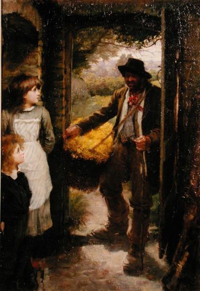 Die Schlüsselblumensammlerin von James Jebusa Shannon