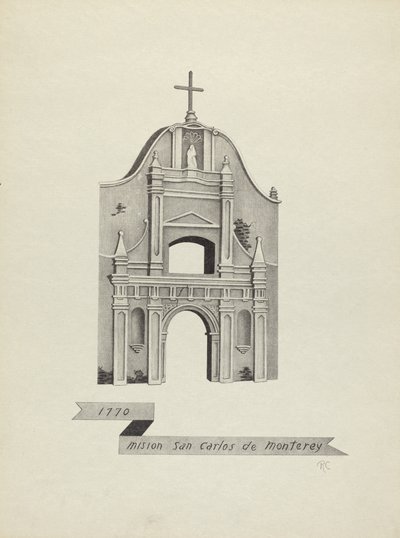 Mision San Carlos de Monterey von James Jones