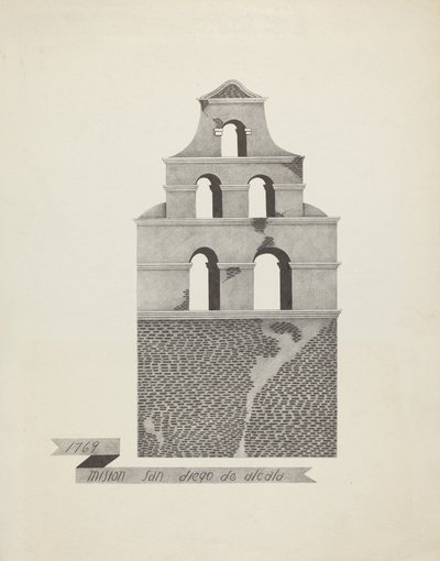 Mission San Diego de Alcalá von James Jones