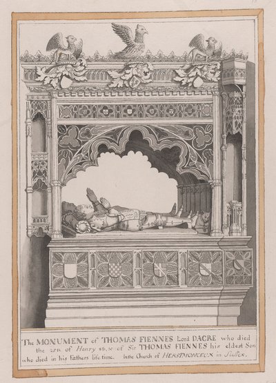 Das Denkmal von Thomas Fiennes von James Lambert  of Lewes