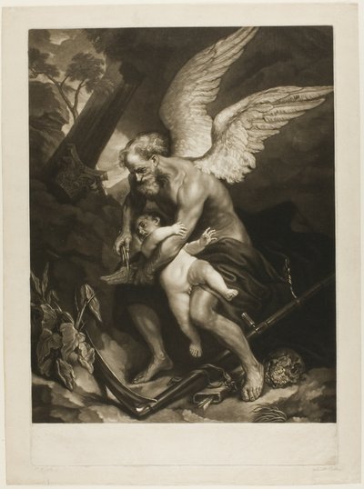 Die Zeit schneidet die Flügel der Liebe von James MacArdell