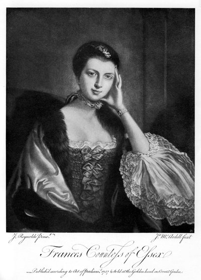 Frances, Gräfin von Essex, 1757, 1905 von James McArdell