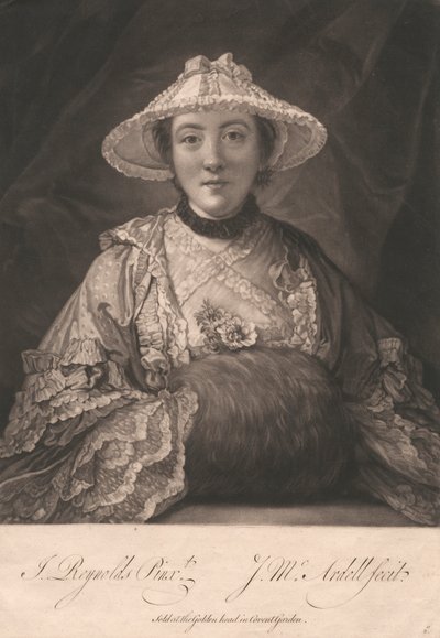 Lady Fenhoulet als Miss Anne Day von James McArdell