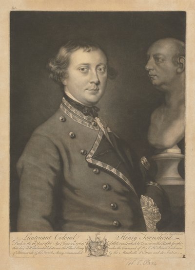 Oberstleutnant Henry Townshend von James McArdell