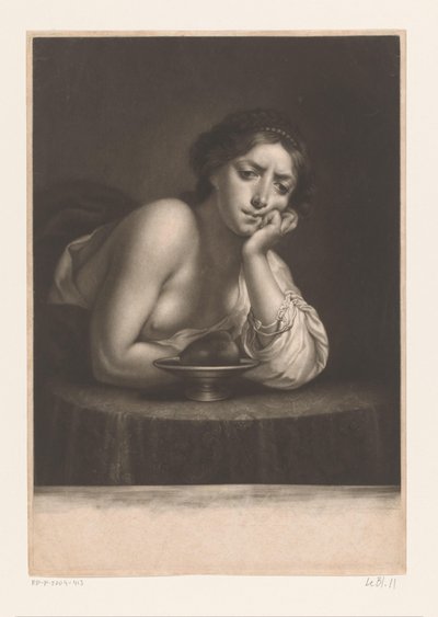 Sigismunda mit dem Herzen von Guiscardo von James McArdell