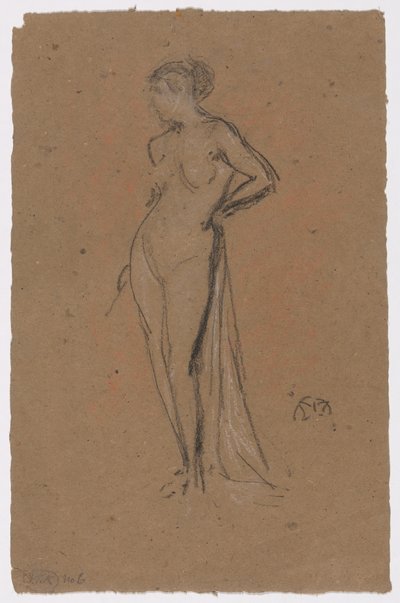 Eine nackte Figur von James McNeill Whistler