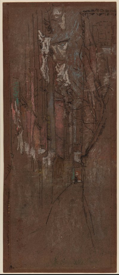Eine Straße in Venedig von James Abbott McNeill Whistler